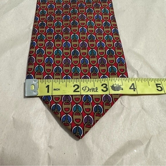 Christian Dior CD Monogram Logo Print Silk Neck Tie - Picture 10 of 13